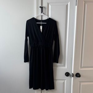 Chic Black Long Sleeve Dress